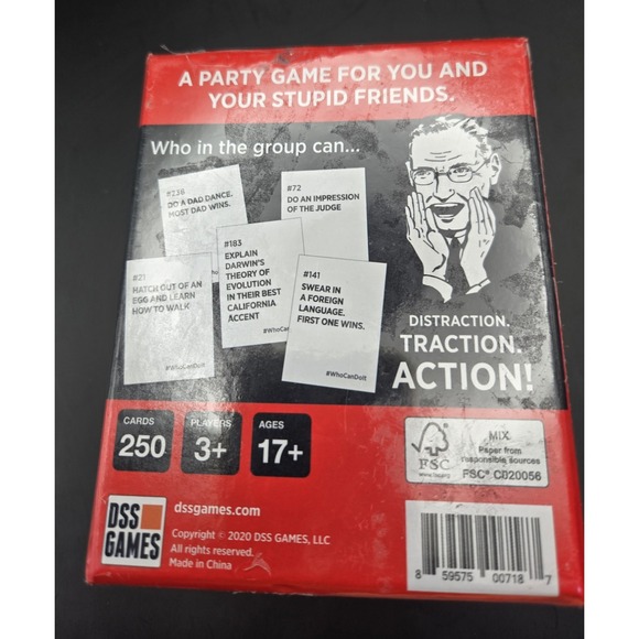 Party Game 17 To Adult At Least 3 Players New In Original Packaging 250 Cards - Picture 7 of 7